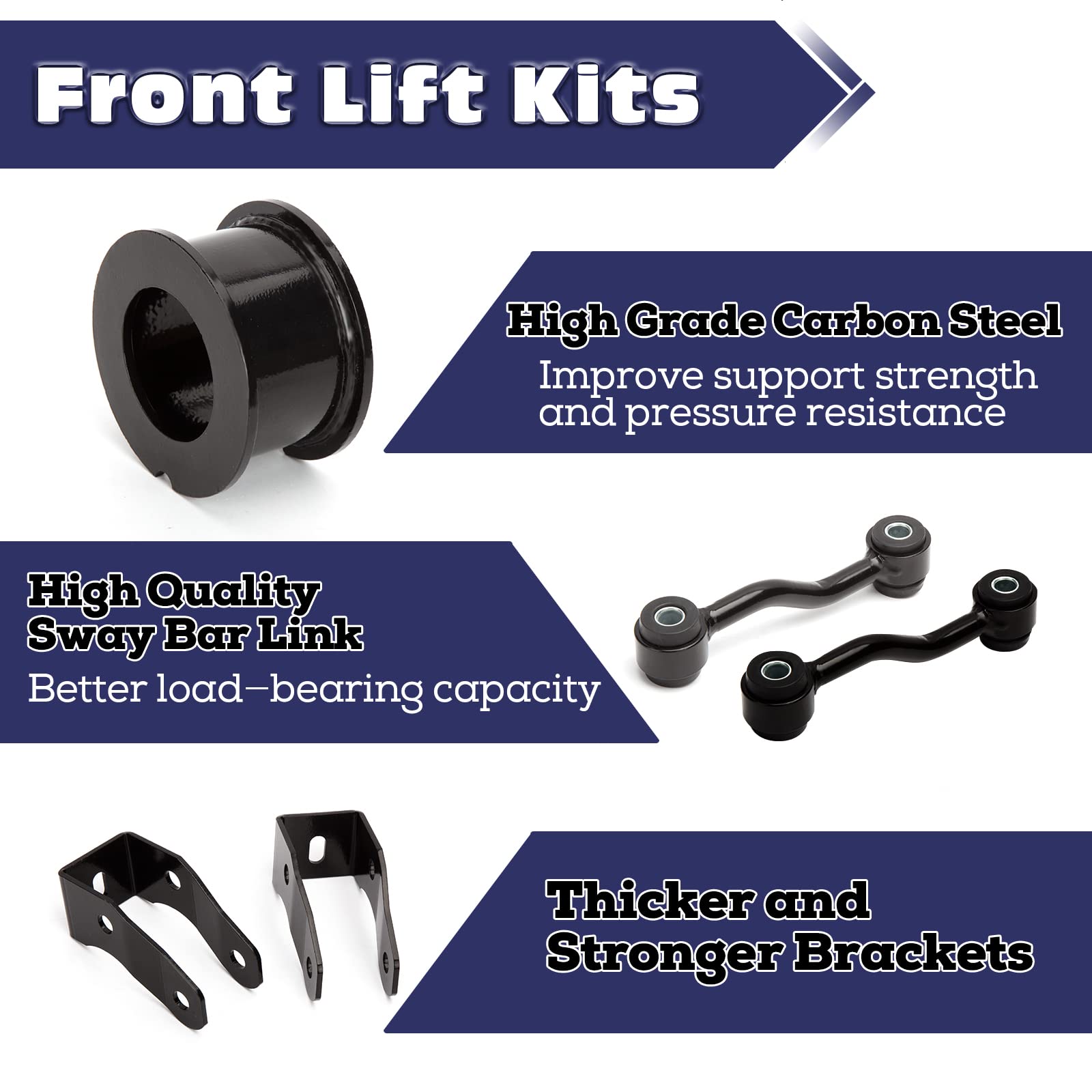 KSP Performance lift coil spacers raise ride height with durable steel.
