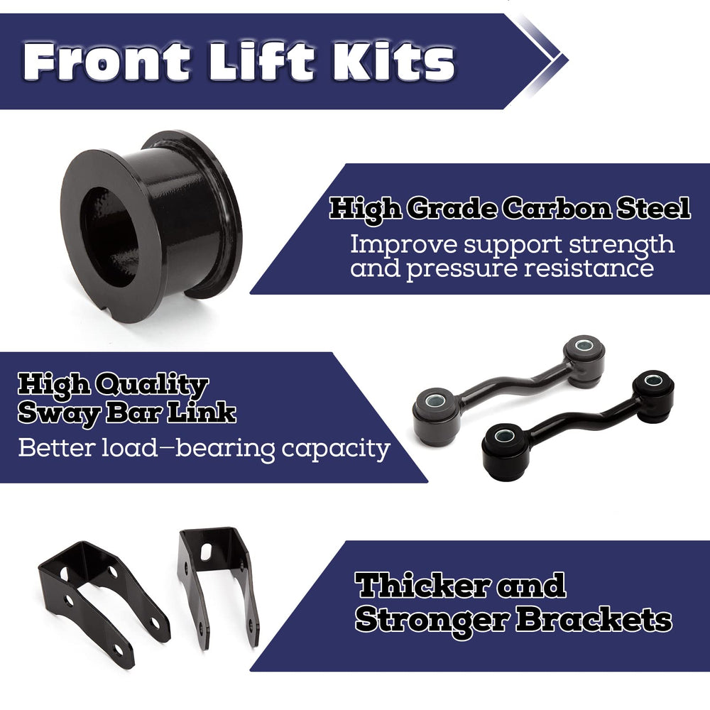 KSP Performance lift coil spacers raise ride height with durable steel.