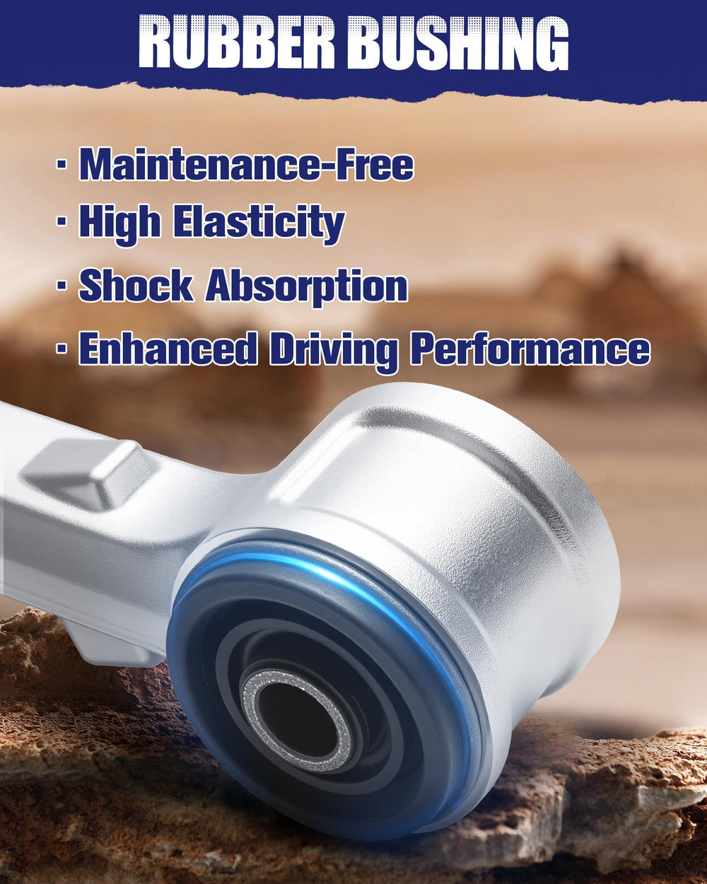 KSP PERFORMANCE OE style rubber bushing UCA for Tacoma Hilux vibration absorption