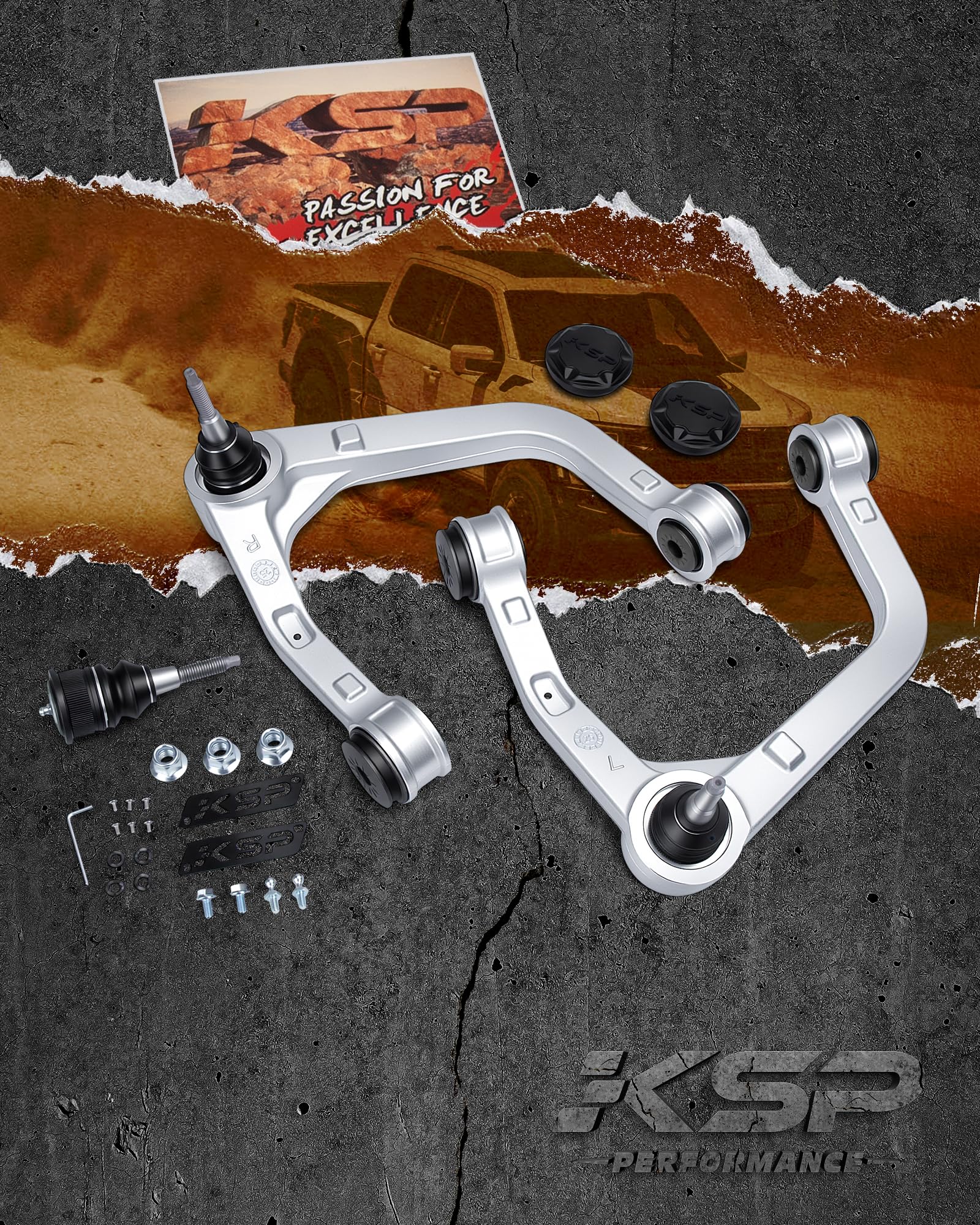 KSP Performance packaged components ready for install on compatible vehicles