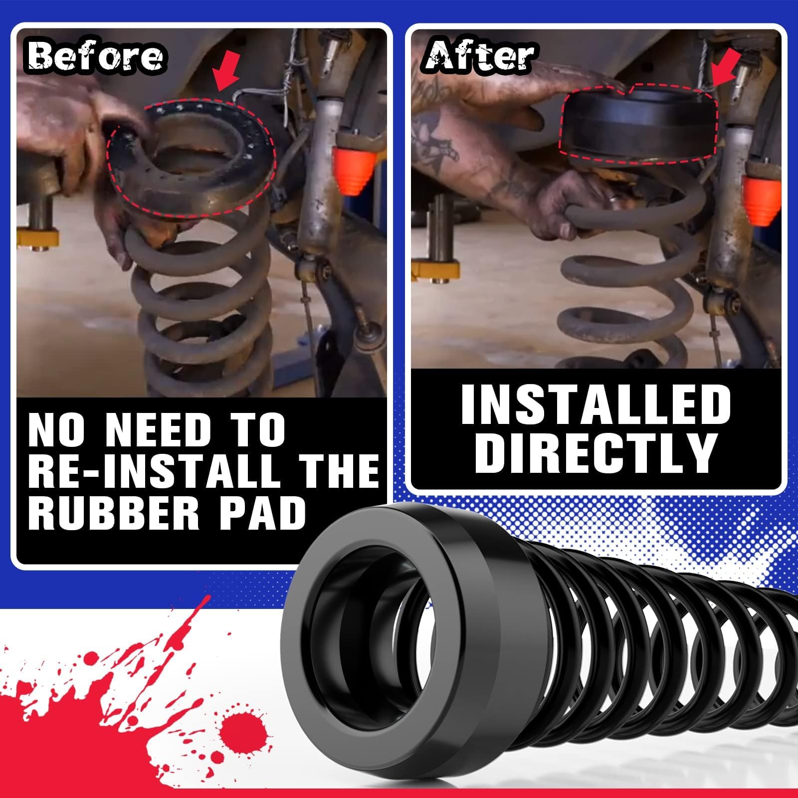 KSP Performance polyurethane leveling kit material withstands harsh weather