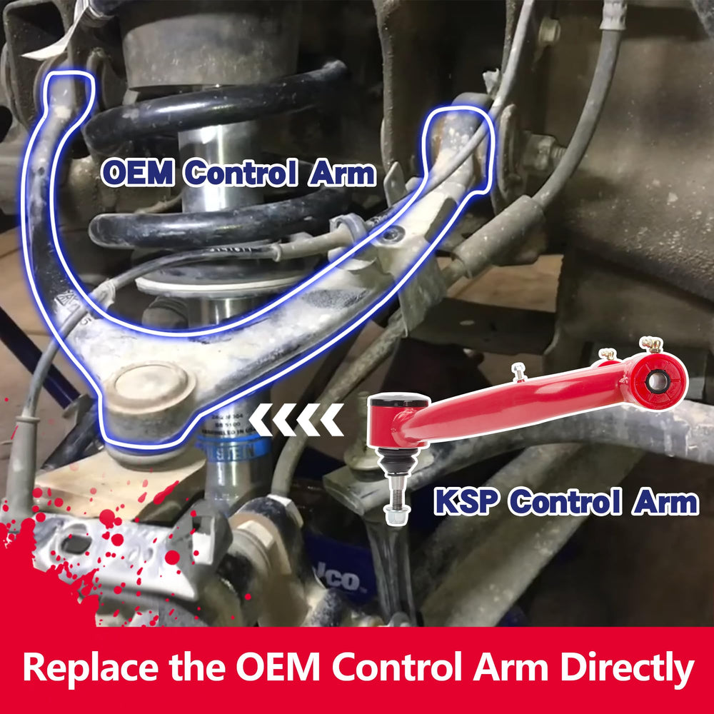 KSP Performance powder-coated finish resists corrosion during daily driving