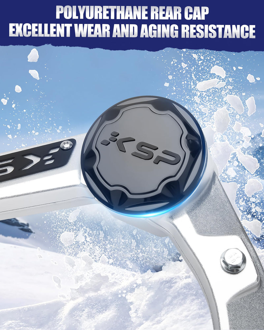 KSP PERFORMANCE precision machined UCA for Tacoma Hilux with silver finish