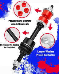 KSP PERFORMANCE end link assembly installed on Ram 1500 front suspension.