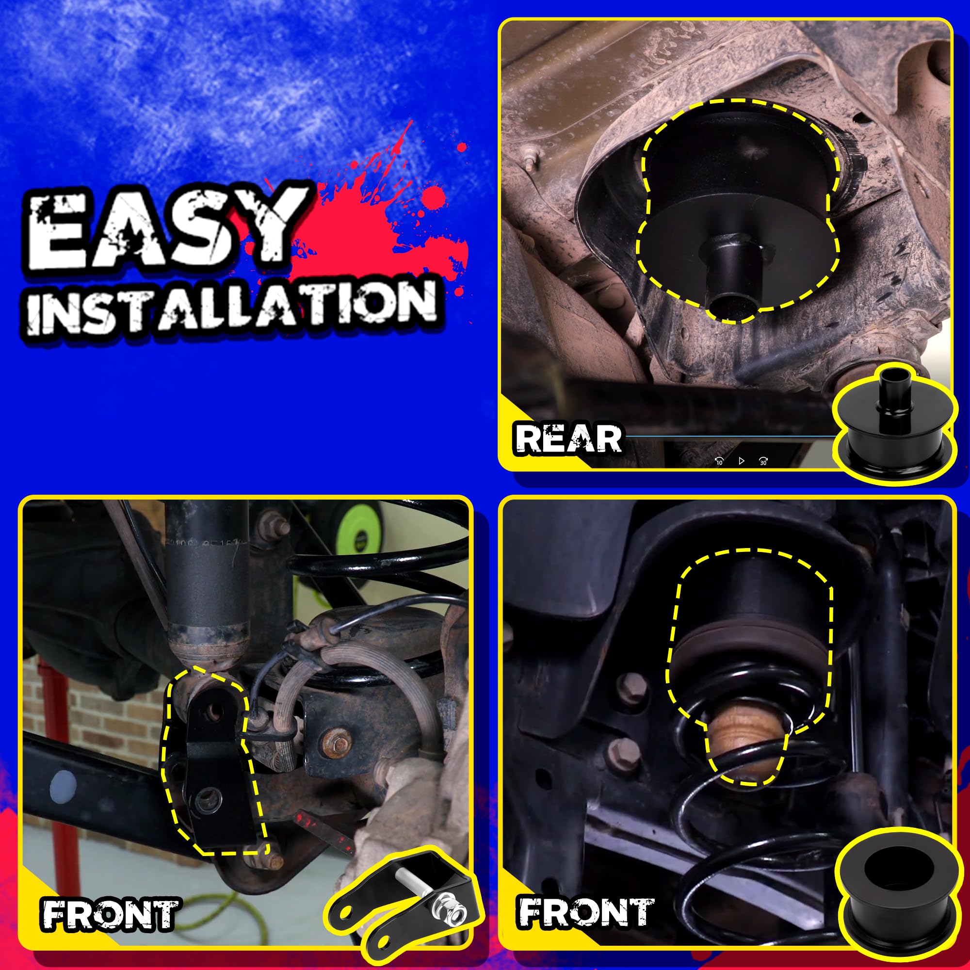 KSP Performance rear shock extender improves articulation off-road