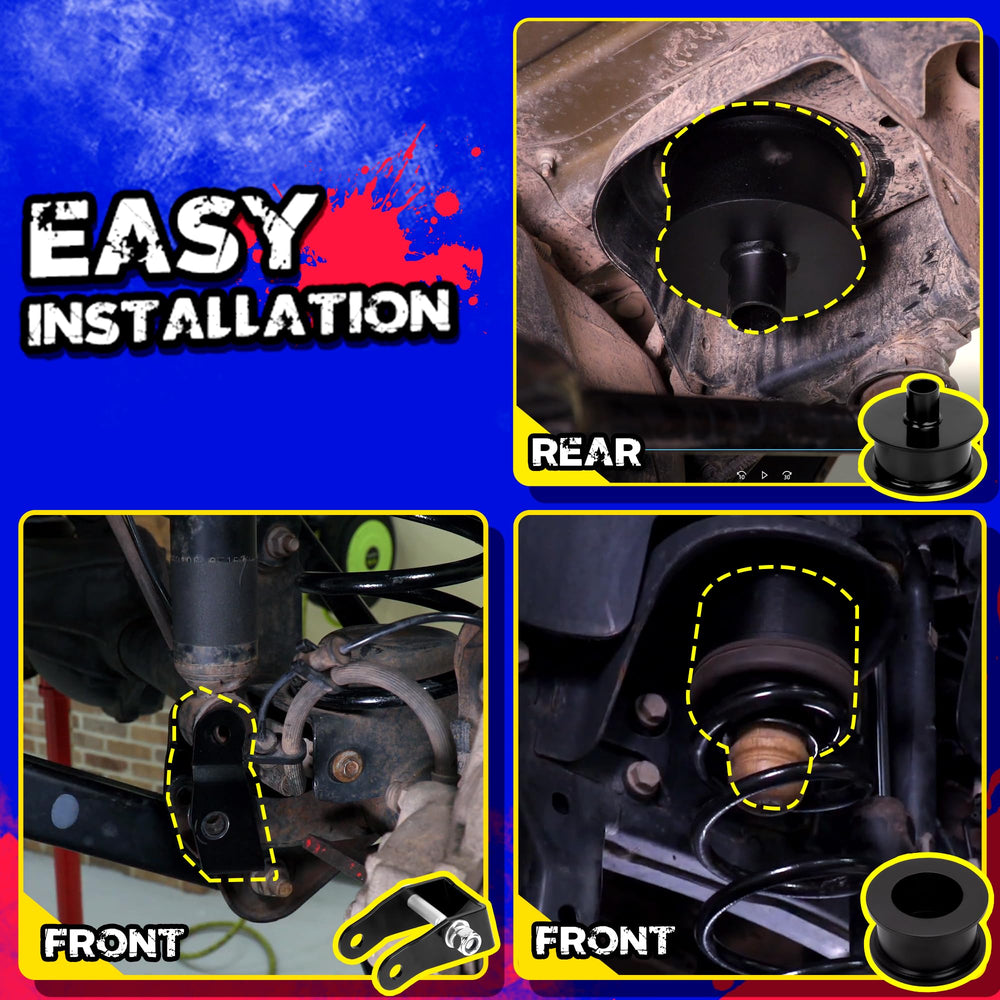 KSP Performance rear shock extender improves articulation off-road
