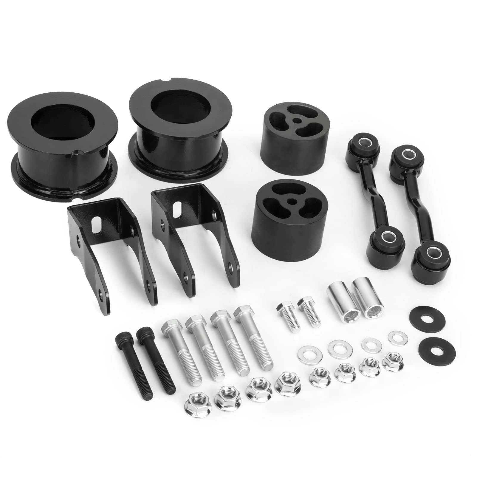 KSP shock extender bracket aids shock alignment for better travel.