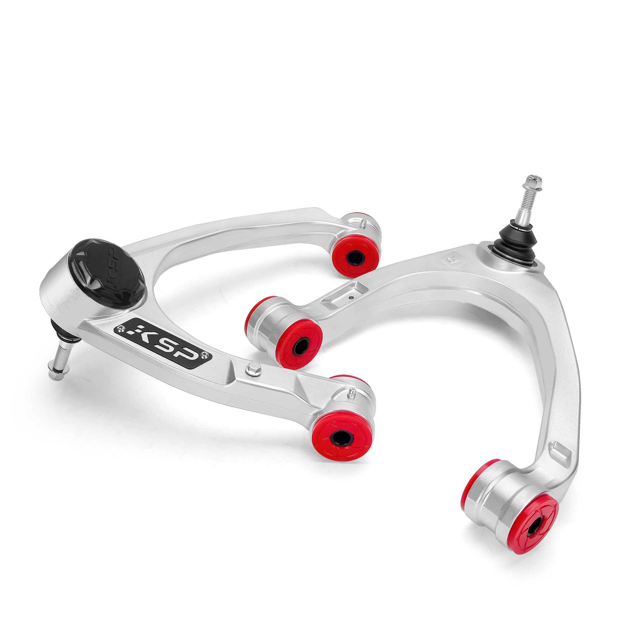 KSP PERFORMANCE Silverado upper control arm assembly shows forged aluminum durability for rugged use.