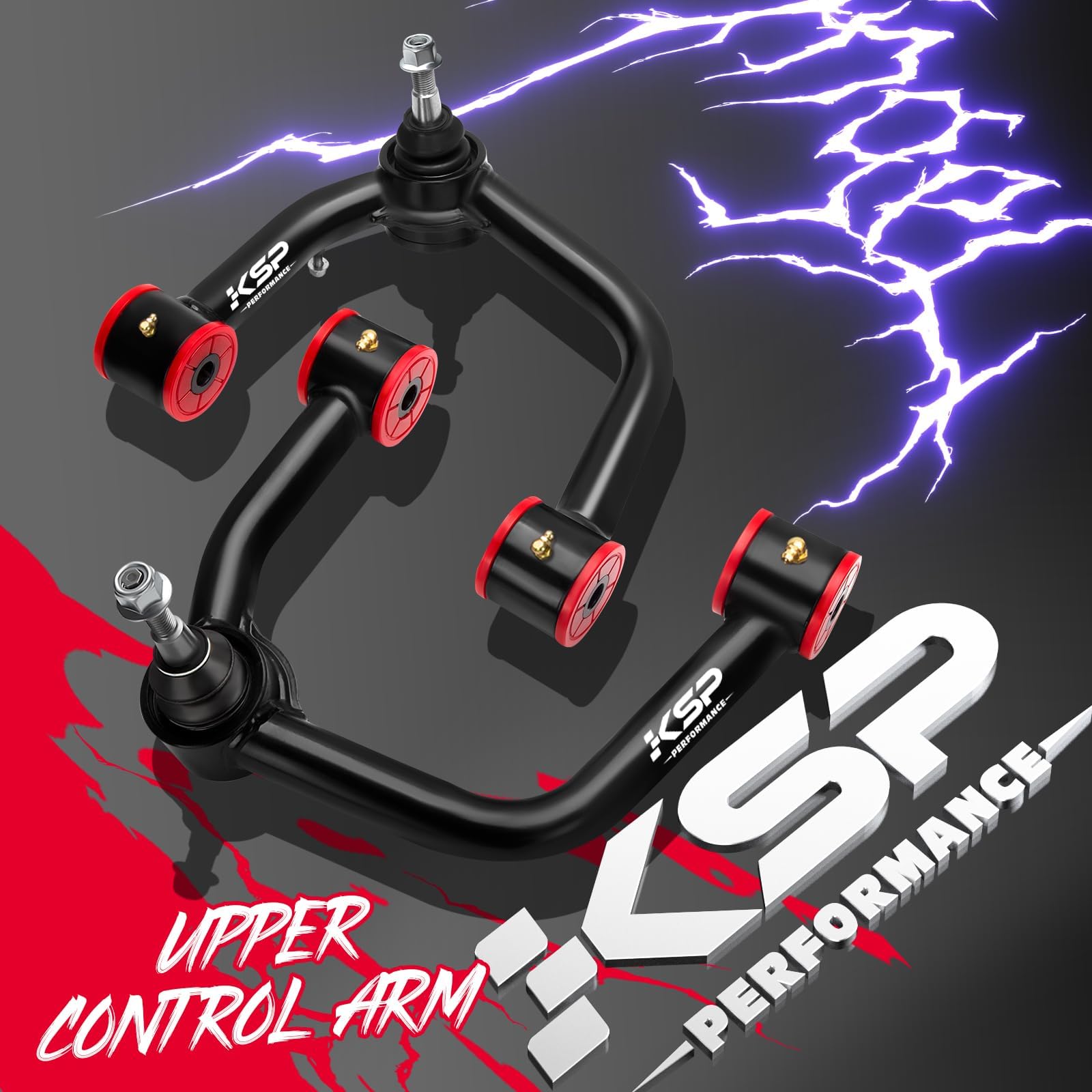 KSP PERFORMANCE dust cover detail blocks mud around the ball joint for longevity.