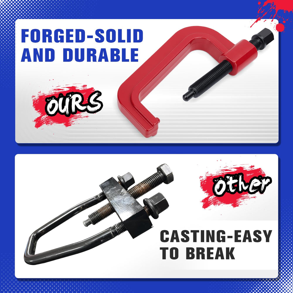 KSP Performance torsion bar tool anti-twist C-frame reduces slippage during disassembly