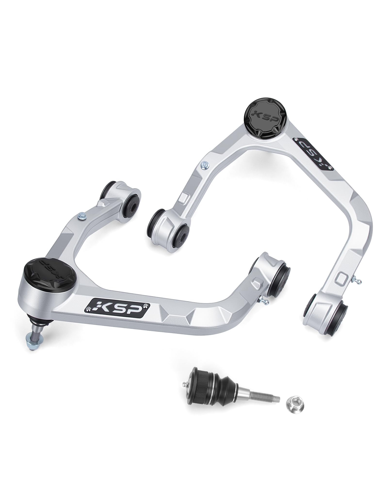 KSP Performance upper control arm left view for 2-4in lift improves steering alignment
