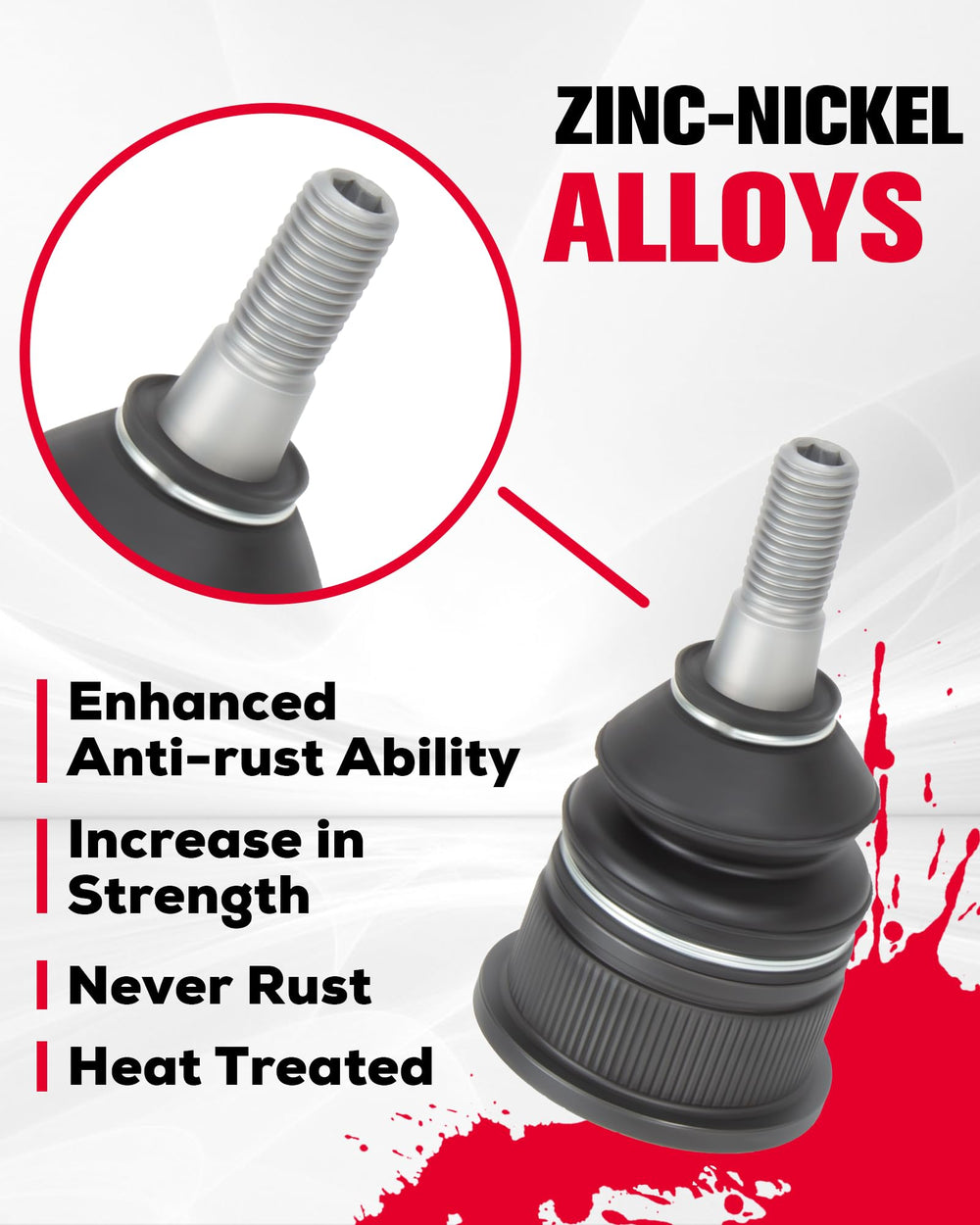 KSP Performance dust cover and PU bushing for longer service life