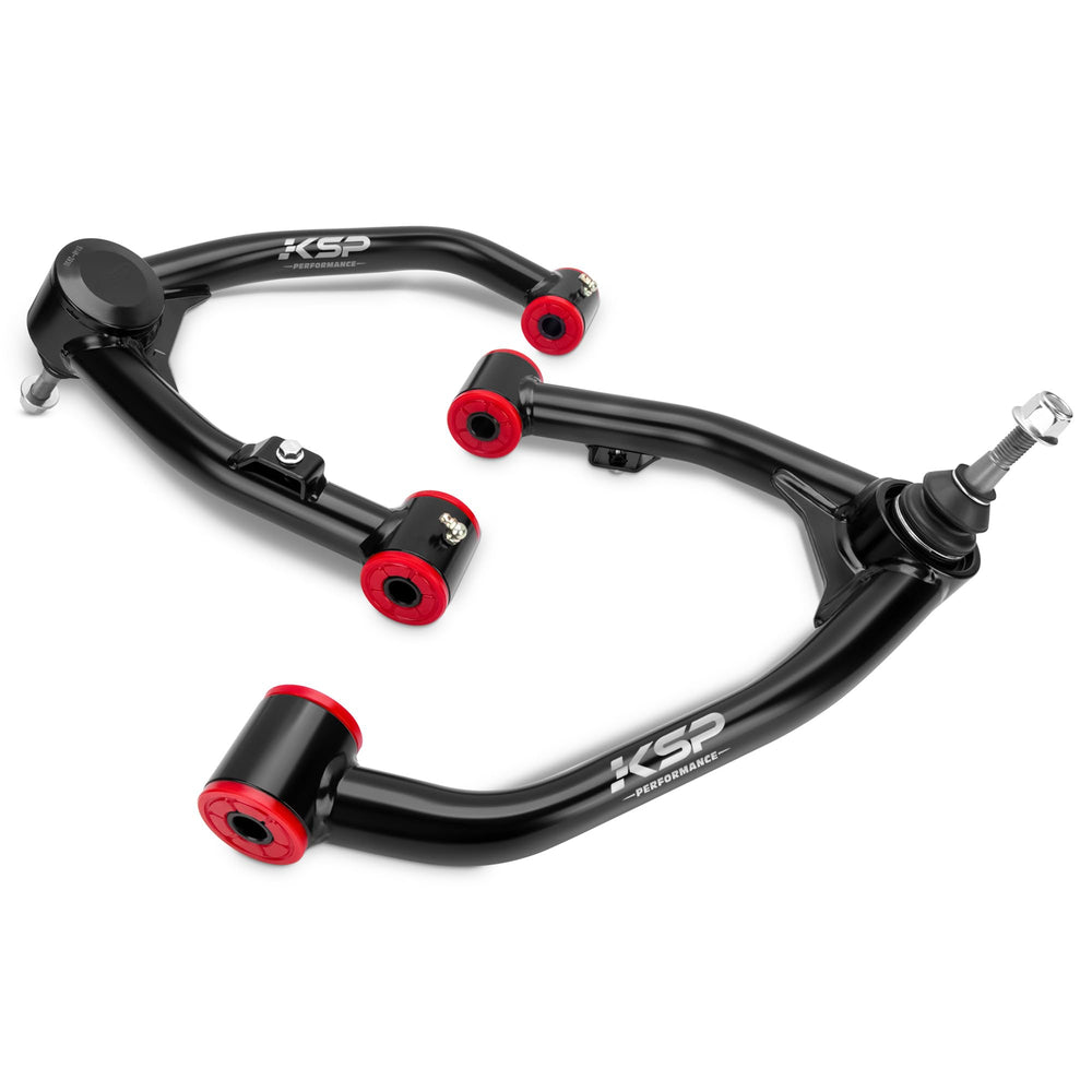 KSP Performance upper control arm for Sierra/Silverado Stage 2 boosts durability for lifted trucks.