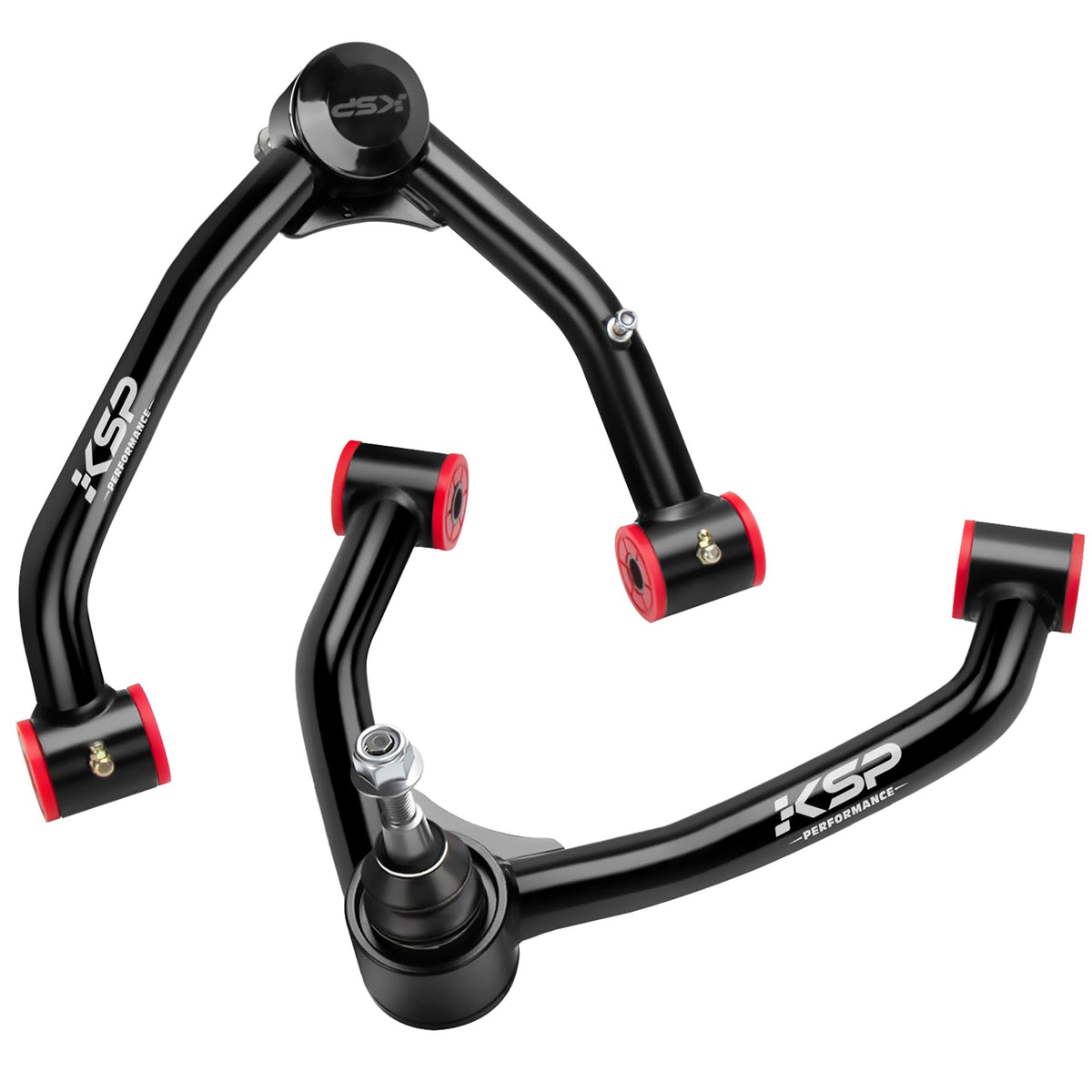 KSP Performance upper control arm for Silverado 1500, front view, enhances durability and steering response.