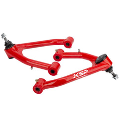 KSP PERFORMANCE upper control arm for Silverado/Sierra front view showing robust construction.