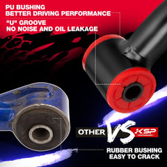 KSP Performance upper control arm Yukon XL 1500 close-up of reinforced bushing.