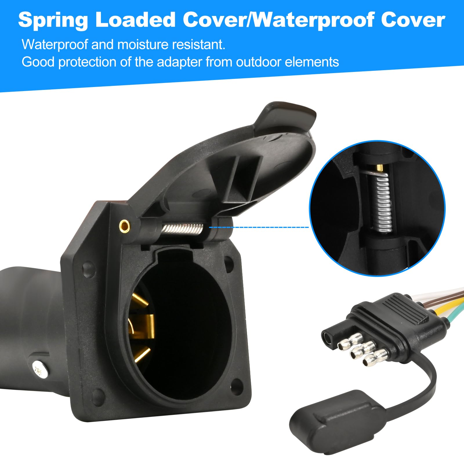 KTIPERN trailer adapter package includes all hardware for easy setup on most trailers