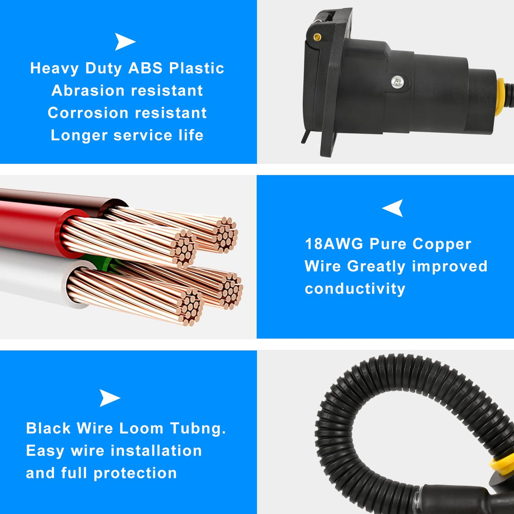 KTIPERN waterproof cover with spring guard protects connections from rain and debris