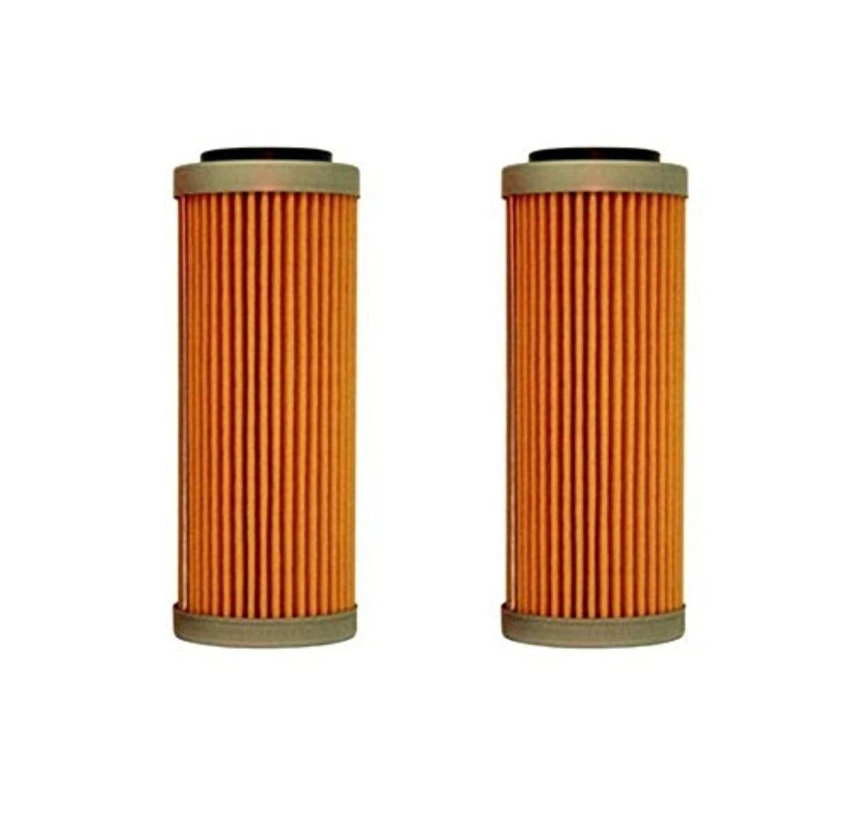 KTM oil filter close-up highlights OEM construction and filtration quality