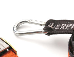 KTM tie down set with friction lock fasteners for easy, secure tensioning.