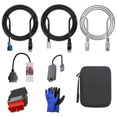KTTOOL Tesla diagnostic cables with a 4-pin Y connector for versatile diagnostics.