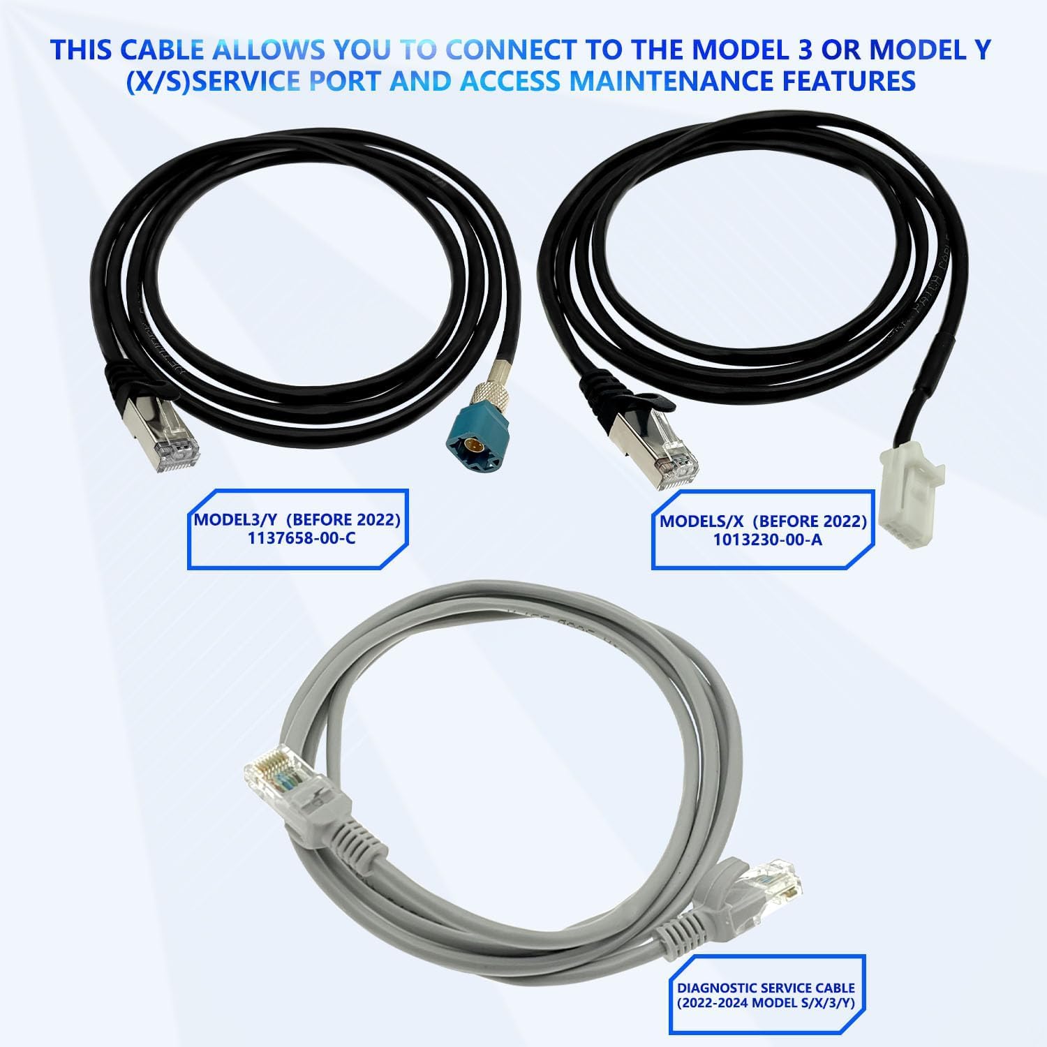 KTTOOL five-foot USB OBD2 cable enabling easy reach for under-hood checks.