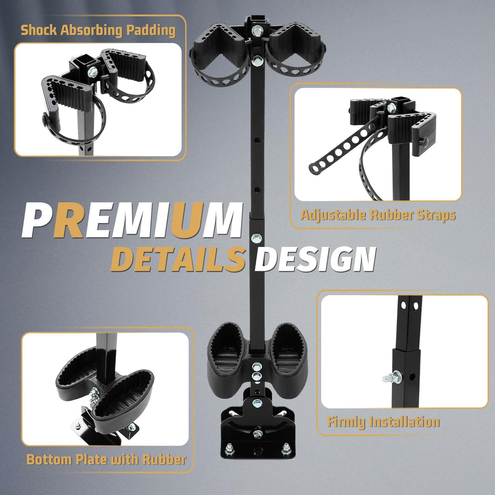 KUAFU gun rack adjustable-height-rotatable allows precise positioning for different firearms.