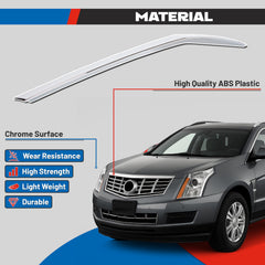 KUAFU chrome hood molding detail around the hood edge on Cadillac SRX