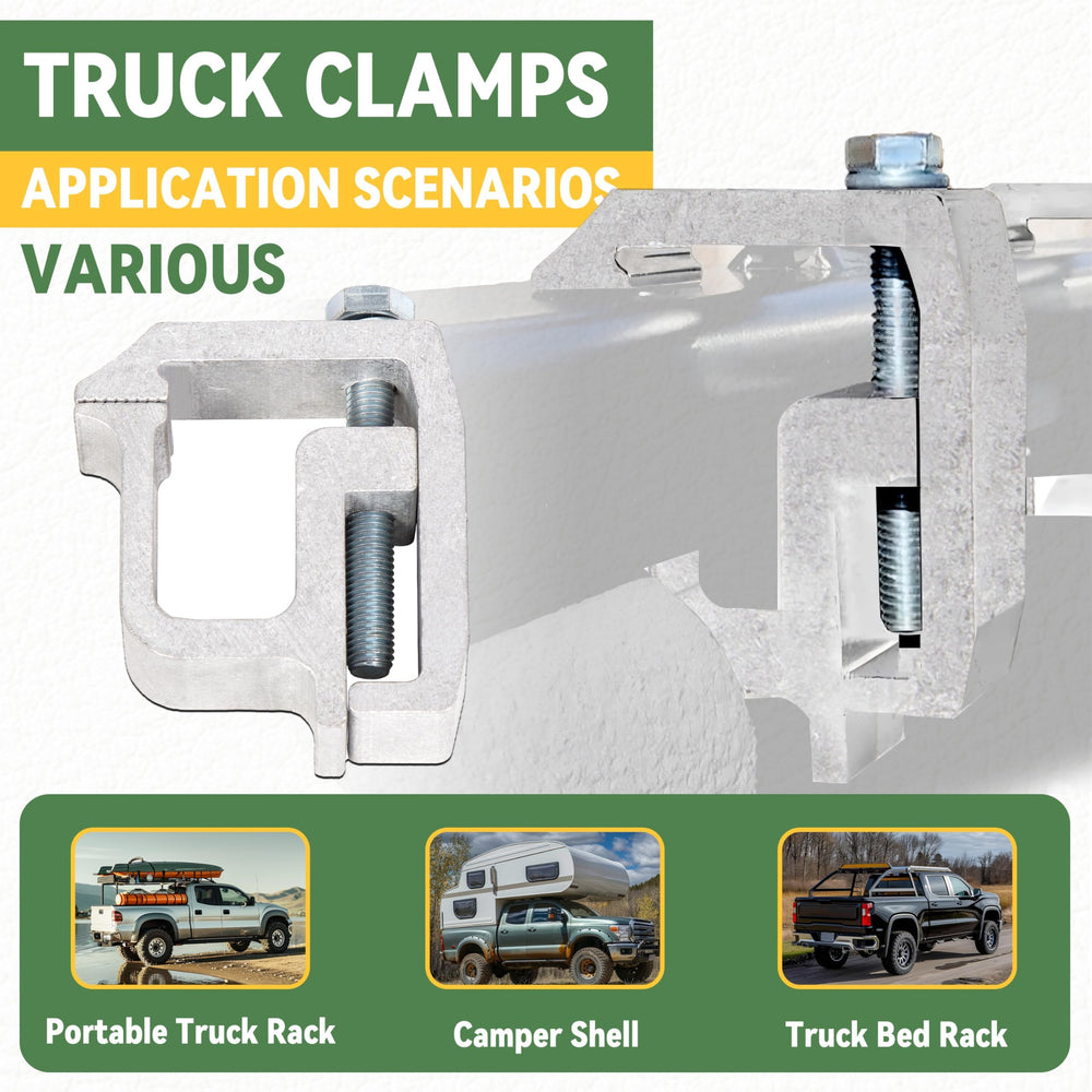 KUAFU mounting clamps universal-fit design suitable for multiple truck models