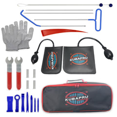 Kubapru 22-piece tool kit front view for trunk-ready vehicle maintenance