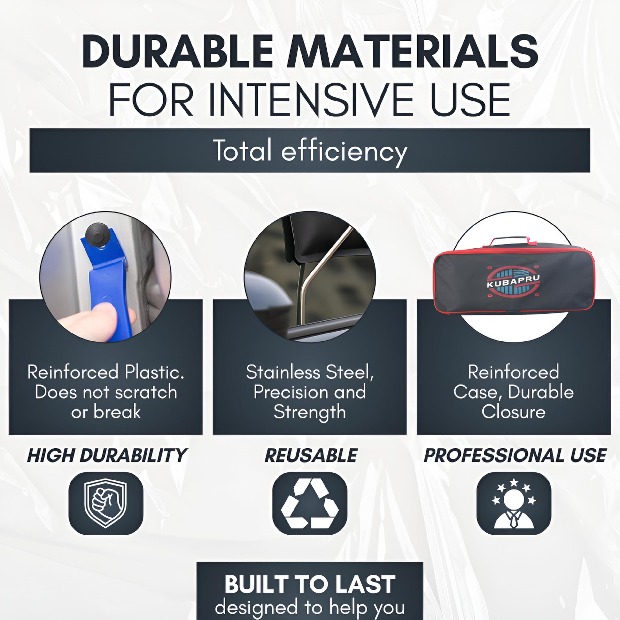 Kubapru carrying bag trunk storage keeps tools organized on the go
