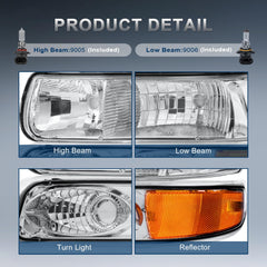 KUIPERAUTO headlight amber corner for improved signaling