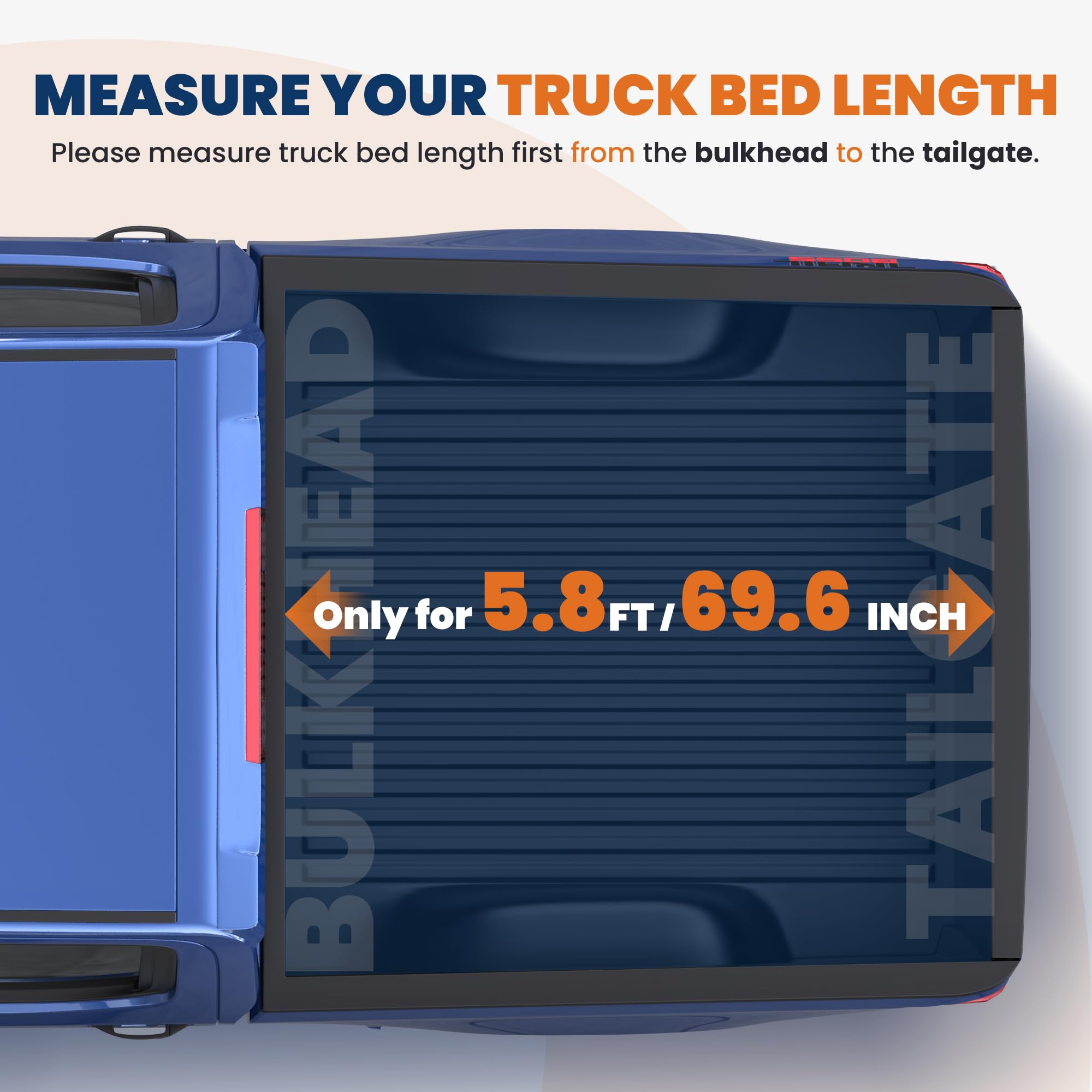 KUIPERAUTO easy install harness tonneau cover enables quick mounting