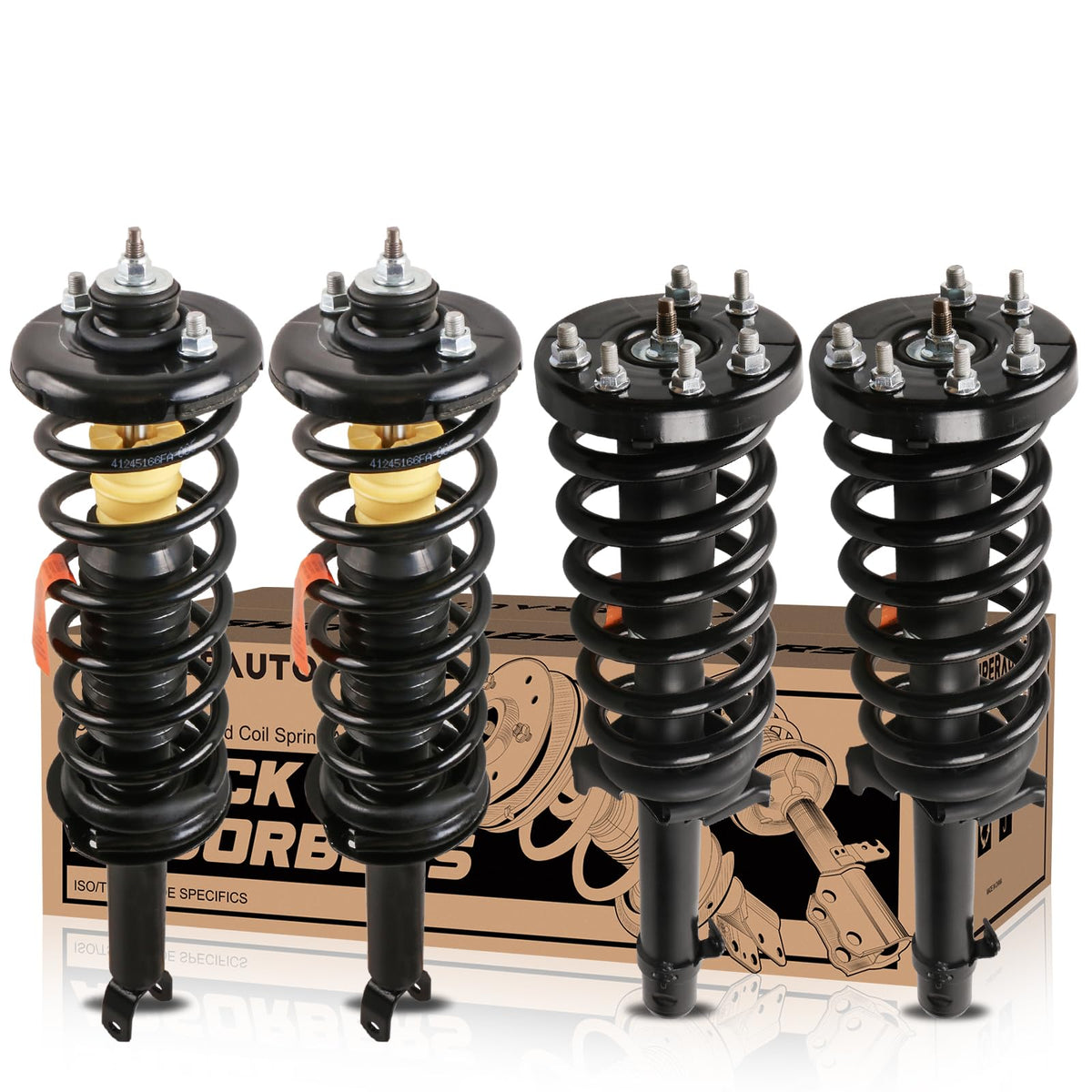 KUIPERAUTO front and rear strut assembly for Honda Accord improves ride stability.