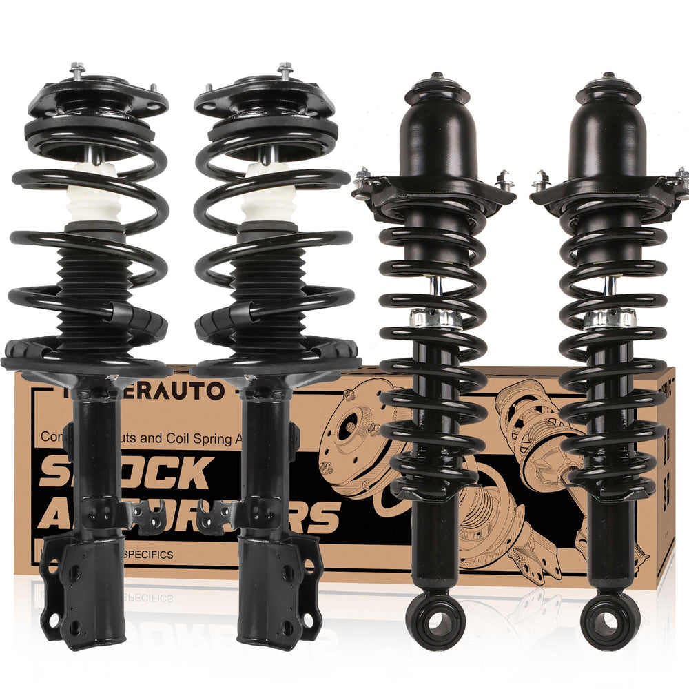 KUIPERAUTO front and rear strut coil assembly for Toyota Corolla enhances ride stability