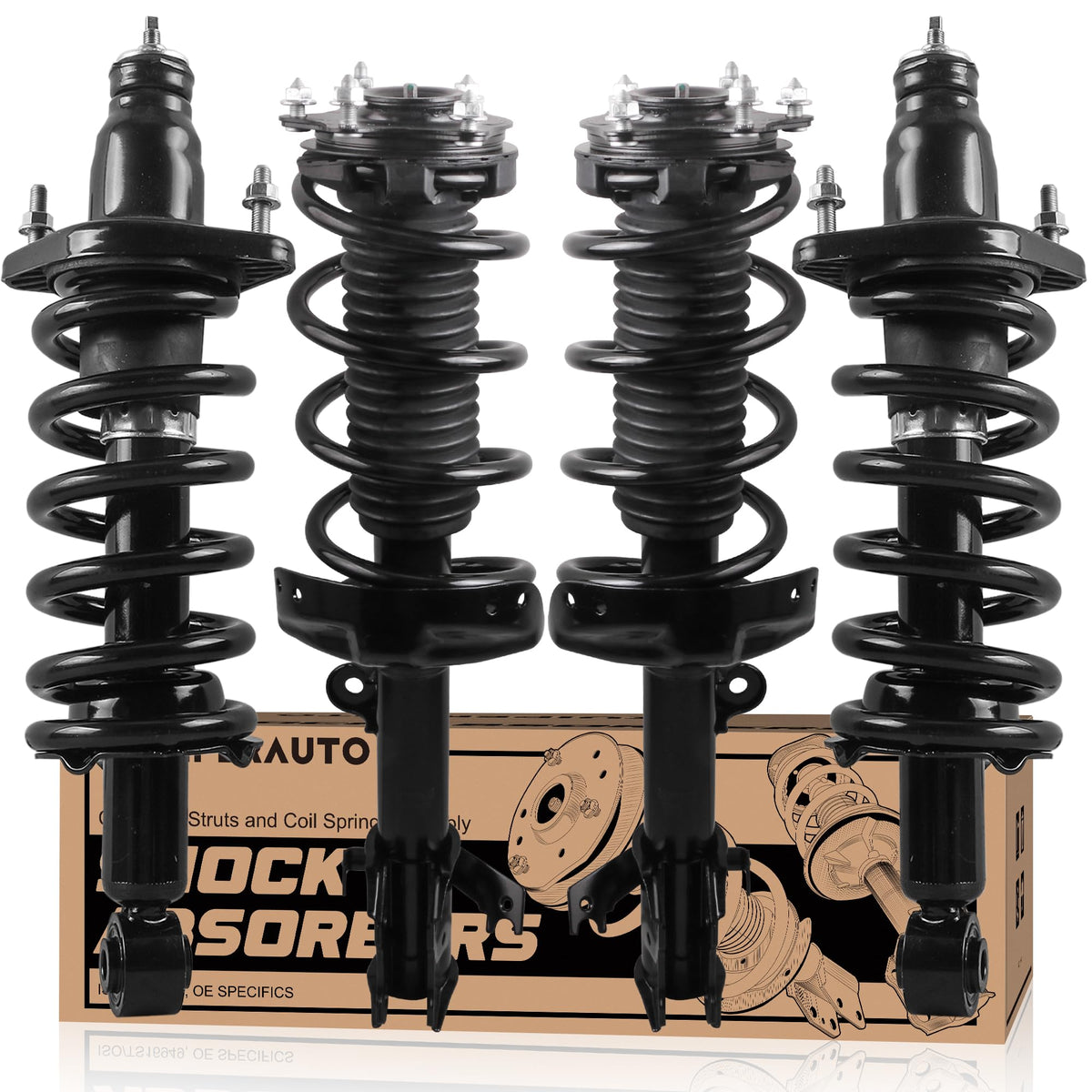 KUIPERAUTO front strut assembly for Honda CR-V 2007-2011 enhances ride stability