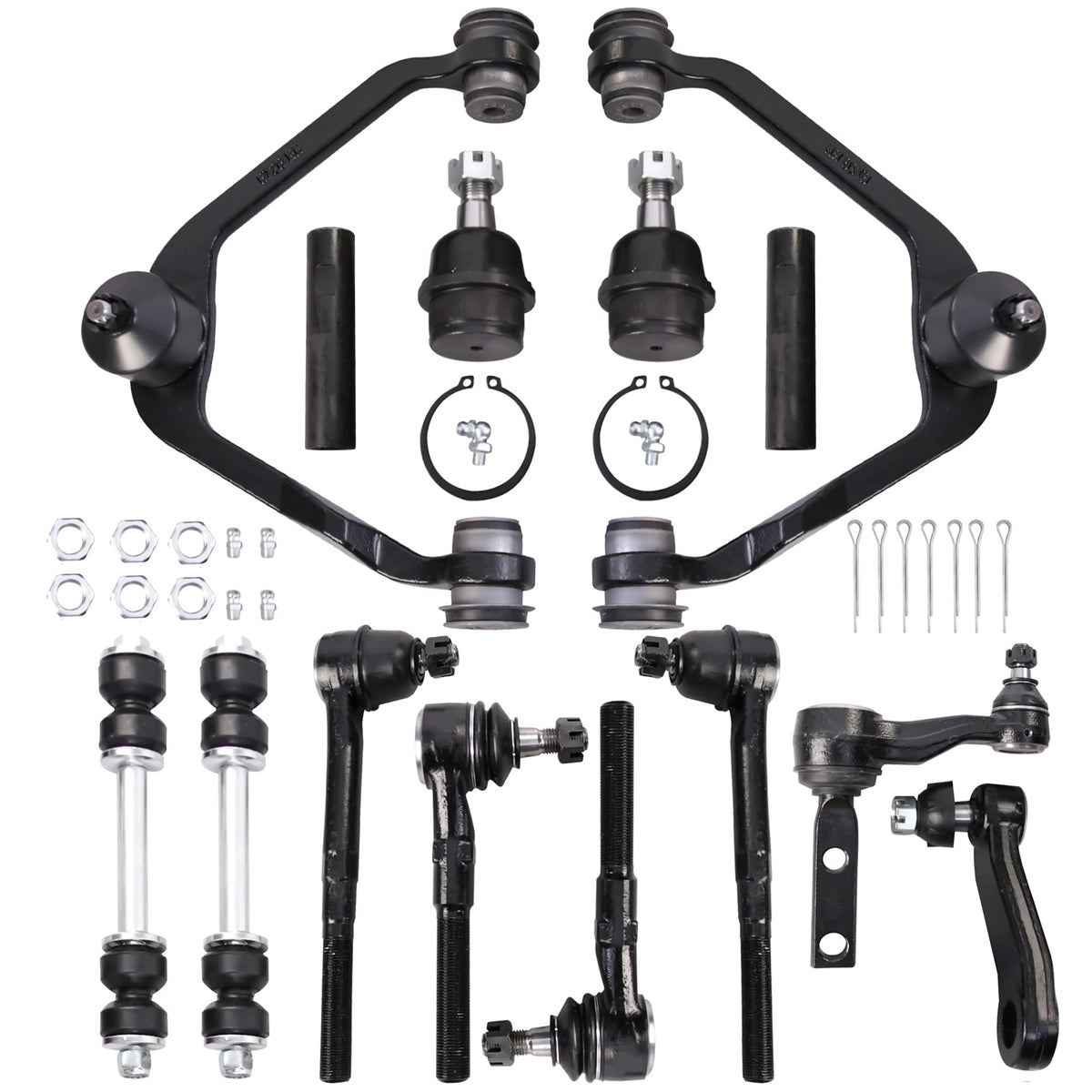 KUIPERAUTO front upper left control arm with ball joint for precise steering and alignment.