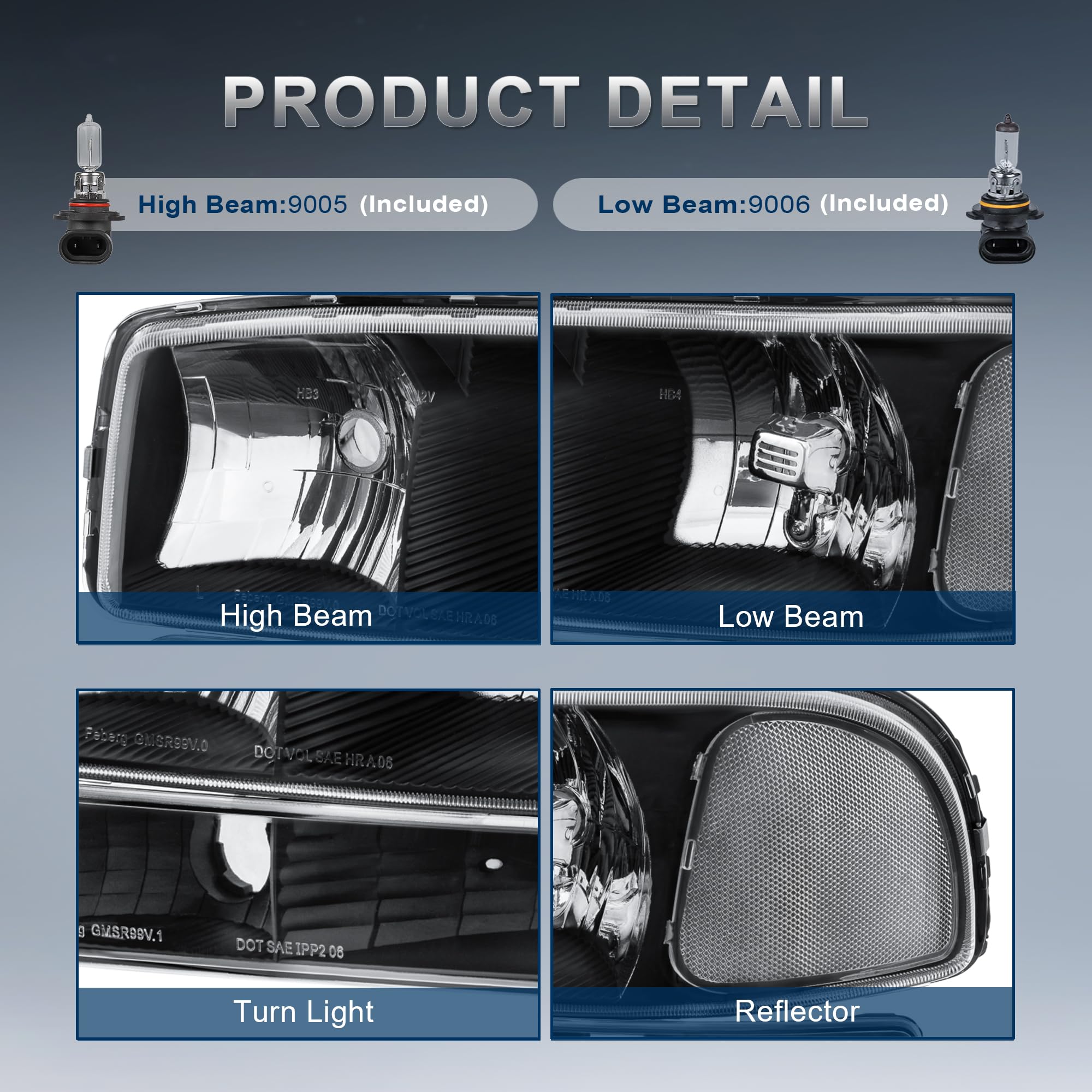 KUIPERAUTO headlight close-up lens highlights water-sealed, fog-proof design