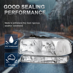 Close-up of chrome housing on KUIPERAUTO headlight shows premium finish.