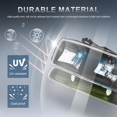 KUIPERAUTO Yukon front headlight assembly with clear lens for bright illumination