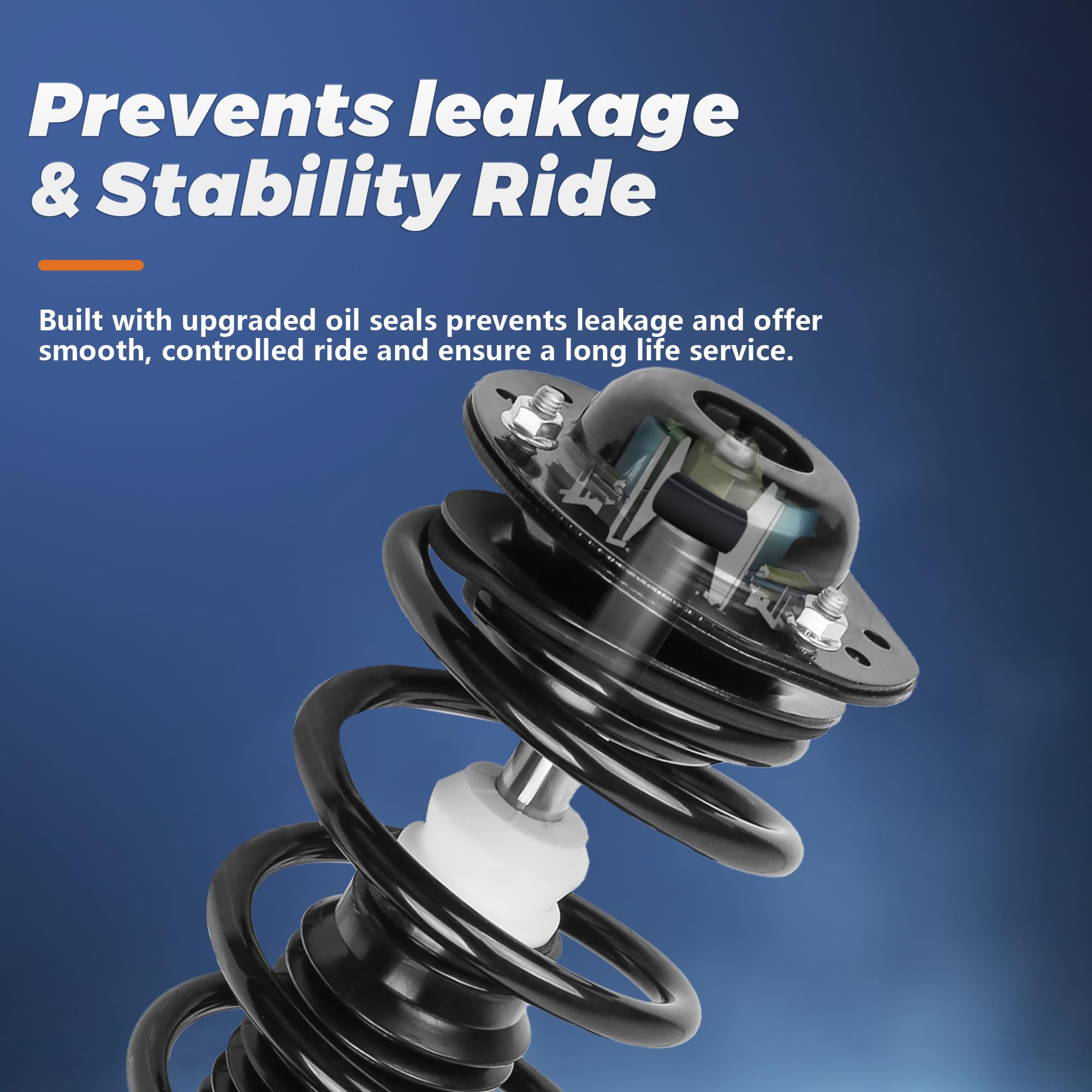 KUIPERAUTO shock absorber provides enhanced cushioning for daily driving