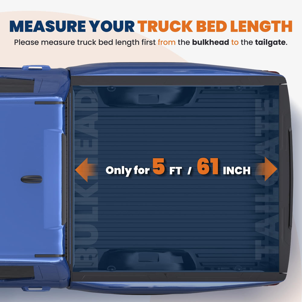 KUIPERAUTO tonneau side installation demonstrates drill-free setup on 5ft Tacoma