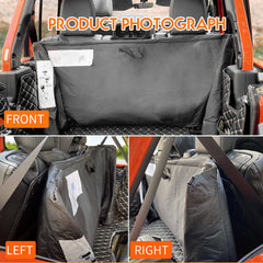 Kujunpao window storage bag for Wrangler JLU demonstrates organized window protection.