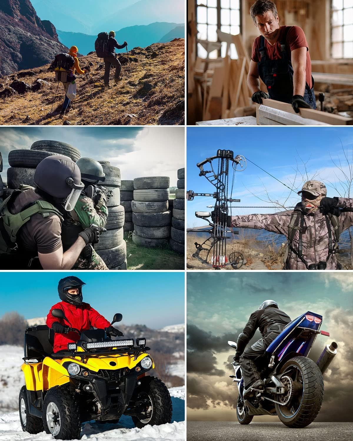 KUMGIM Tactical Gloves durable materials: breathable nylon and microfiber for comfortable all-day wear.
