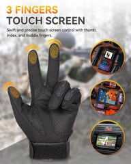 KUMGIM gloves feature adjustable wrist strap for a snug, stable fit.