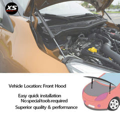 KUNSYOUKIM carbon fiber damper in black finish on Honda CR-V