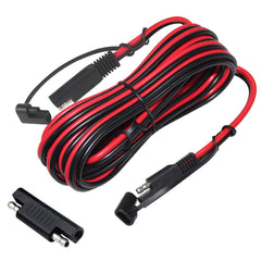 KUNCAN 25ft SAE extension cable close-up for durable long-distance charging setups.