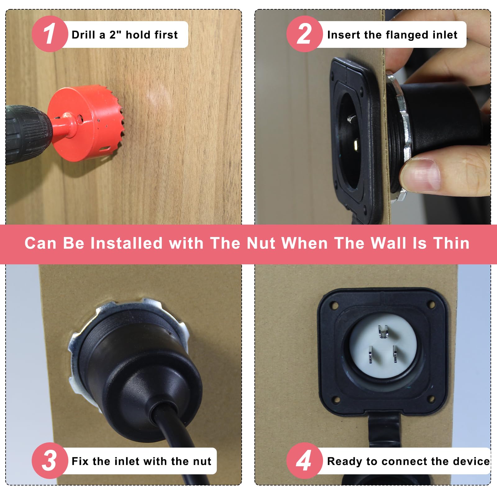 KUNCAN triple extension cord in use demonstrates convenient outdoor power access.