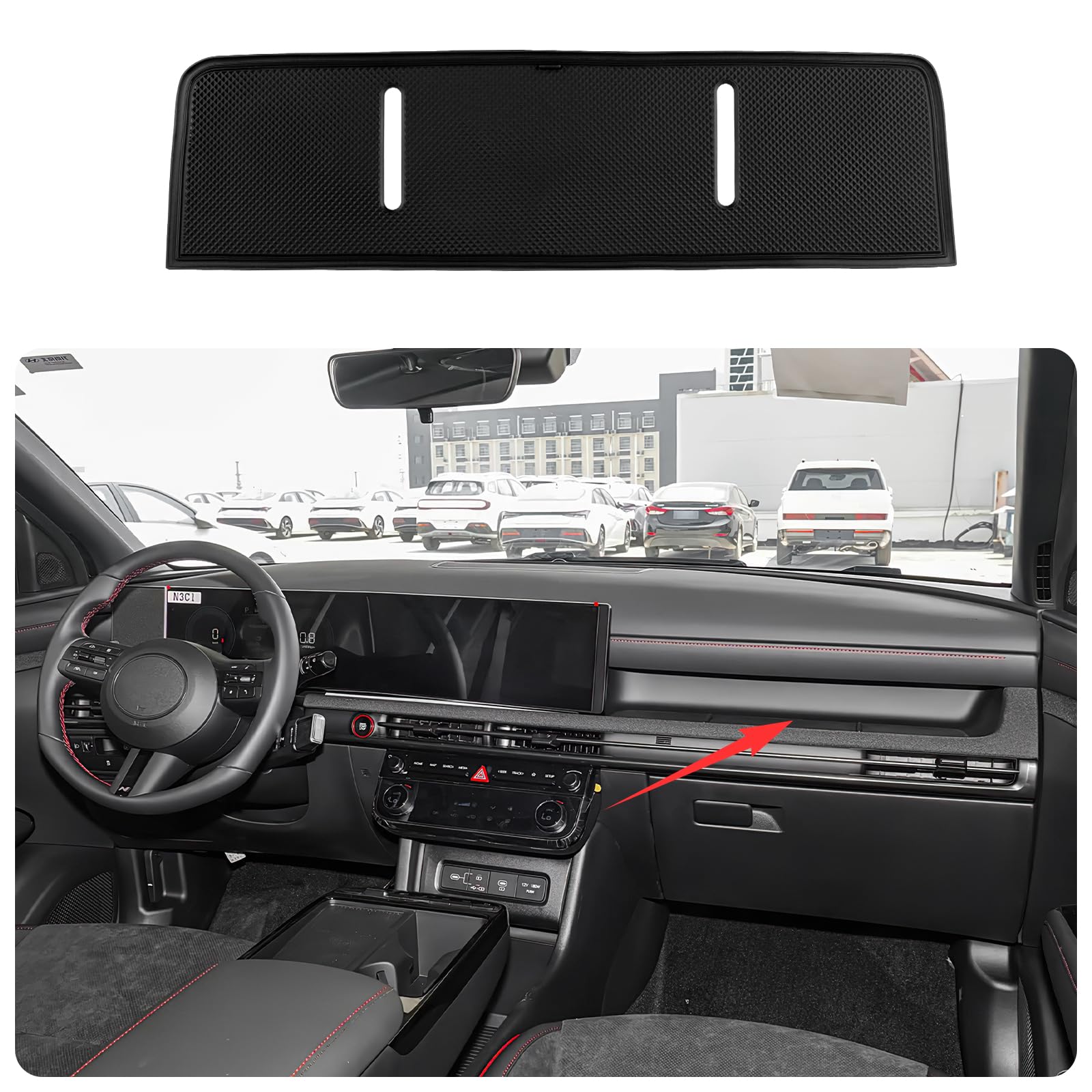KUNGKIC non-slip bottom minimizes movement and rattling in storage.
