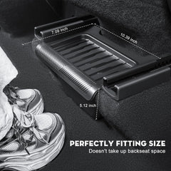 KUNIST Juniper underseat storage tray for phones, cups, and small items.